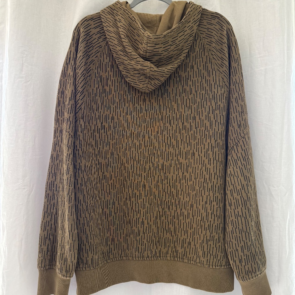 Hudson Green/Tan Striped Sweatshirt - Picture 3 of 4